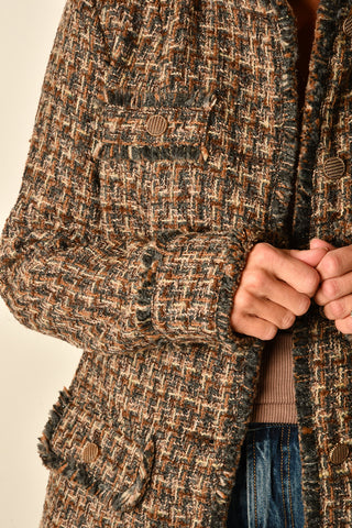 MANDARIN COLLAR LADY JACKET