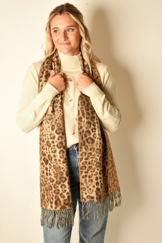 NOUVEAU LEOPARD SCARF