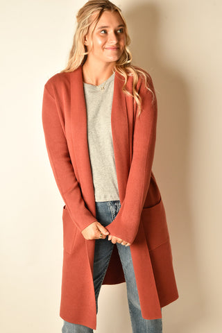 OPEN LONG CARDIGAN