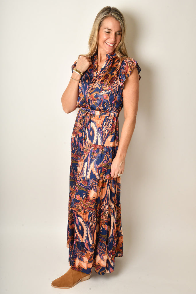 SATIN PRINT MAXI