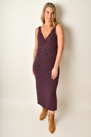 ELEVE LA ROSA DITSY MIDI DRESS