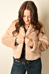 SHAWL COLLAR CROP COAT