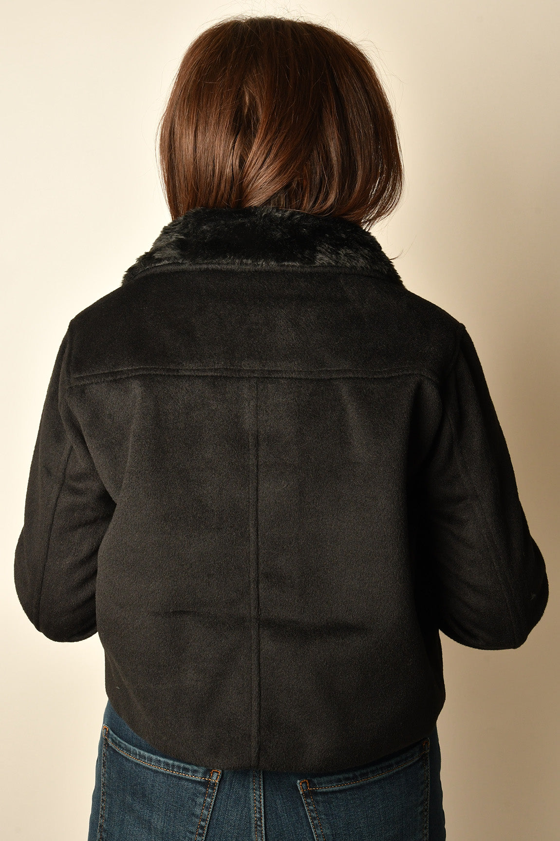 LILY FUR COLLAR JACKET