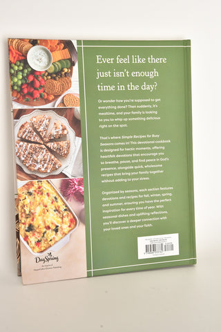 SIMPLE RECIPES: DEVOTIONAL COOKBOOK