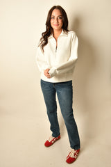 TEXTURED ZIP POPOVER