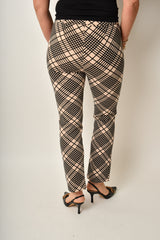 GRAPHIC PLAID CARNABY CROP