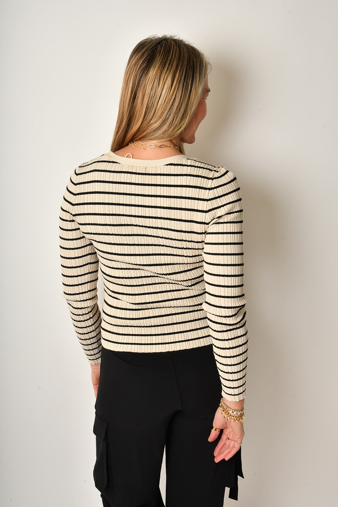 JORDANA STRIPE SWEATER