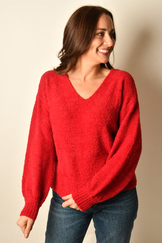 TEDDY V-NECK SWEATER
