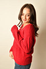 TEDDY V-NECK SWEATER