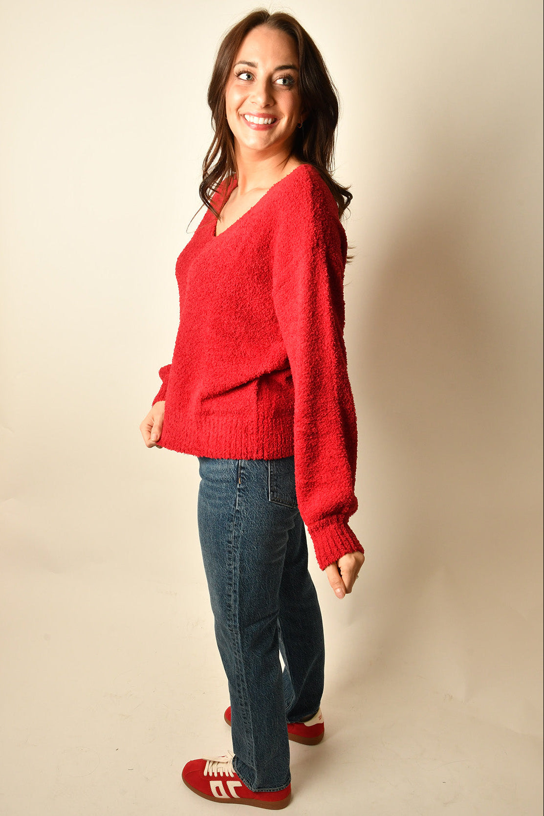 TEDDY V-NECK SWEATER