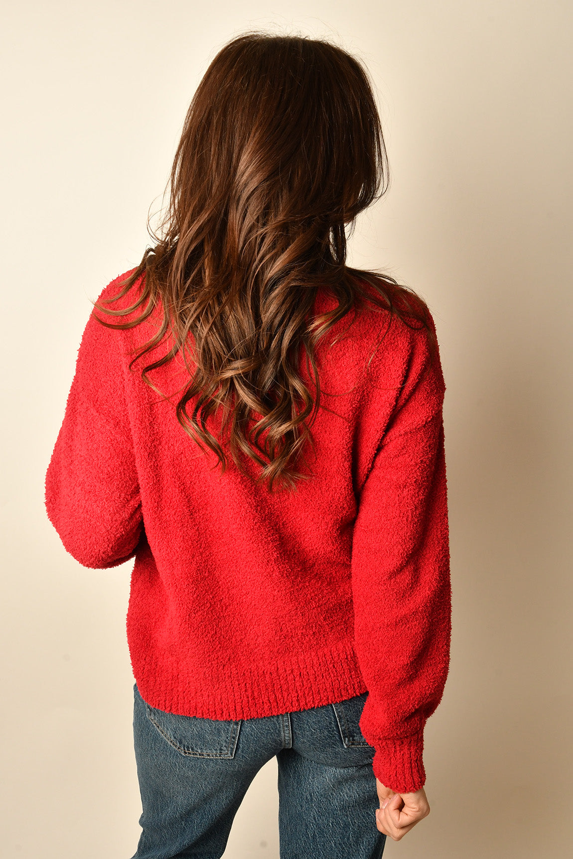 TEDDY V-NECK SWEATER