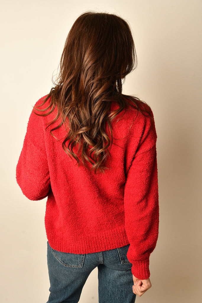 TEDDY V-NECK SWEATER