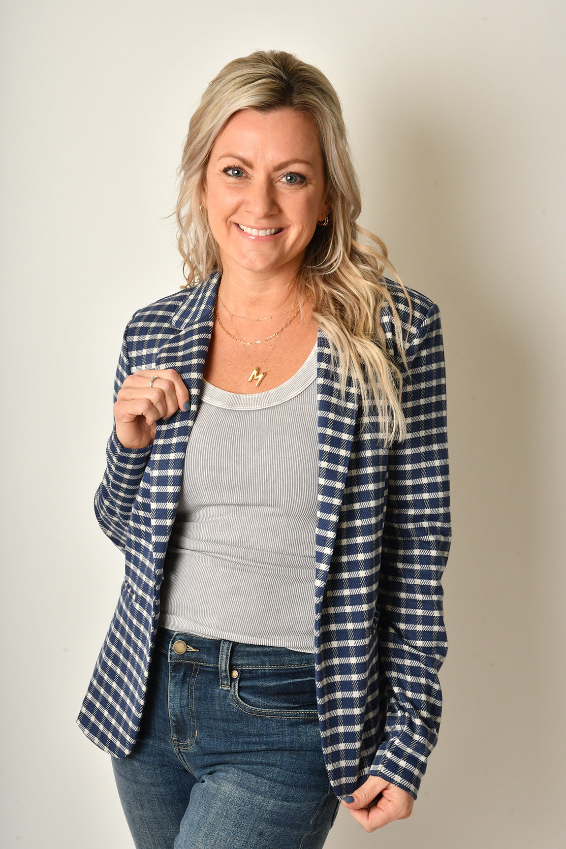 KATE CHECK BLAZER