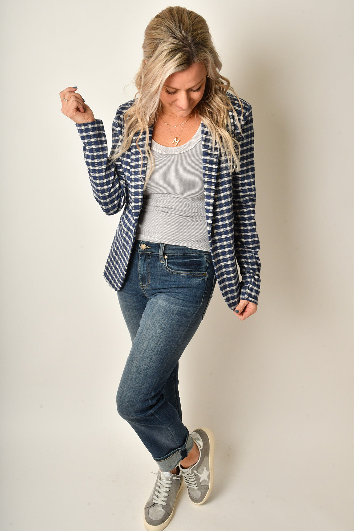 KATE CHECK BLAZER