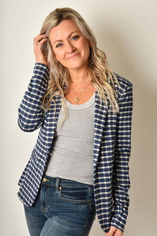 KATE CHECK BLAZER