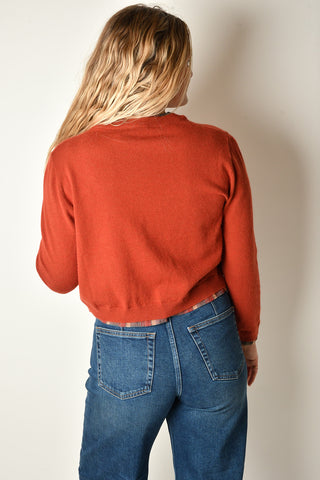 AUTUMN PLAID TRIM CARDIGAN