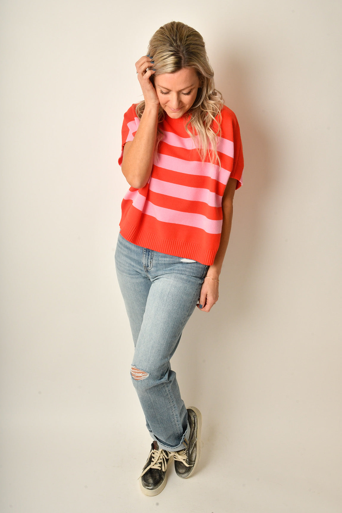 STRIPE SWEATER VEST