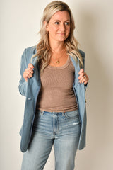 KATE LONG DENIM BLAZER