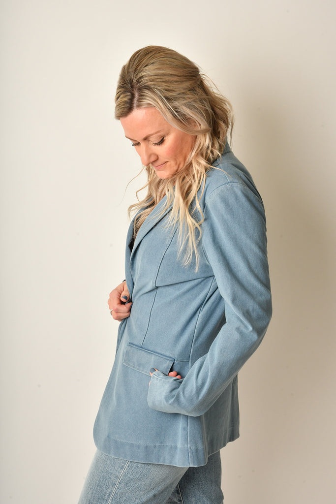 KATE LONG DENIM BLAZER