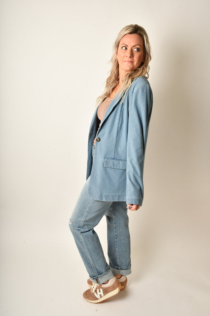 KATE LONG DENIM BLAZER