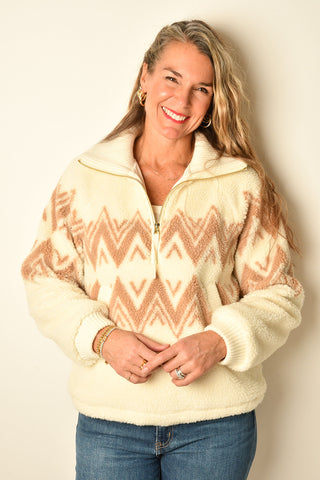 HENDRICK HALF ZIP SHERPA