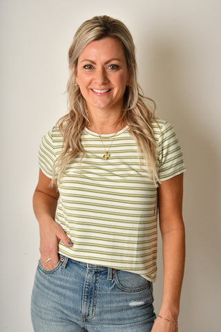 STRIPE CREW CLASSIC TEE