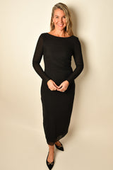 SPELLBOUND MESH MIDI DRESS