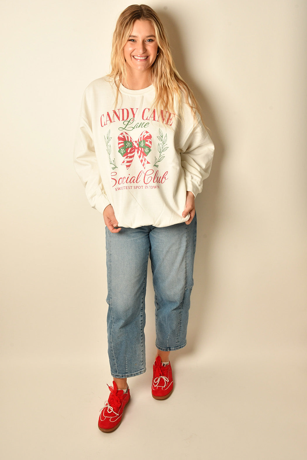 CANDY CANE LANE SWEATSHRIT