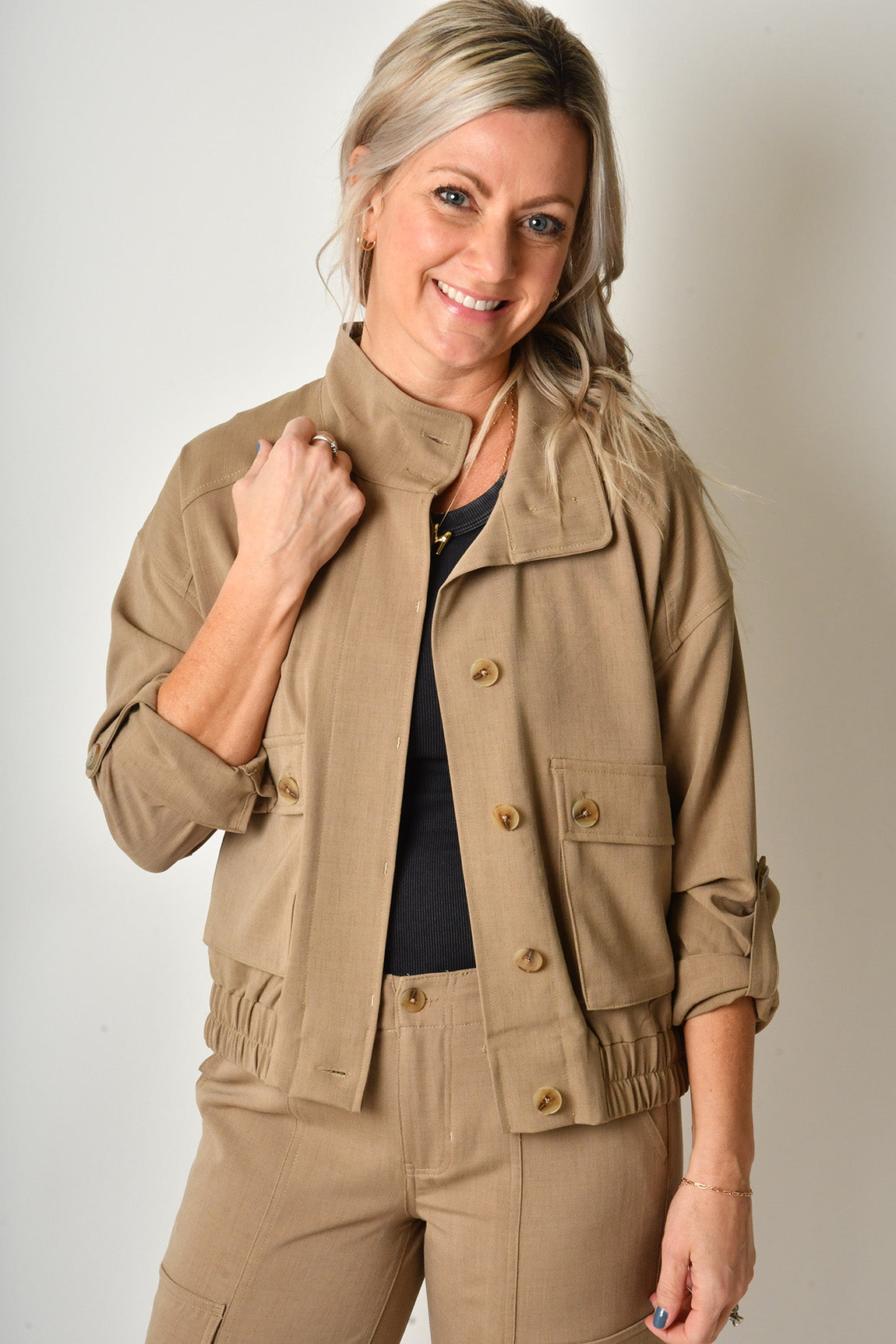 UTILITY JACKET CINCH HEM