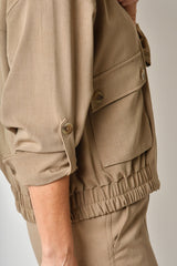 UTILITY JACKET CINCH HEM