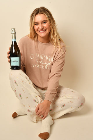 CHAMPAGNE LS TOP