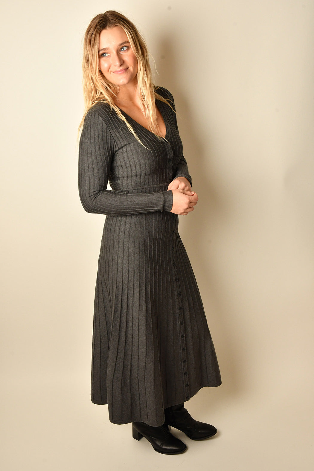 JASPER MIDI SWEATER DRESS