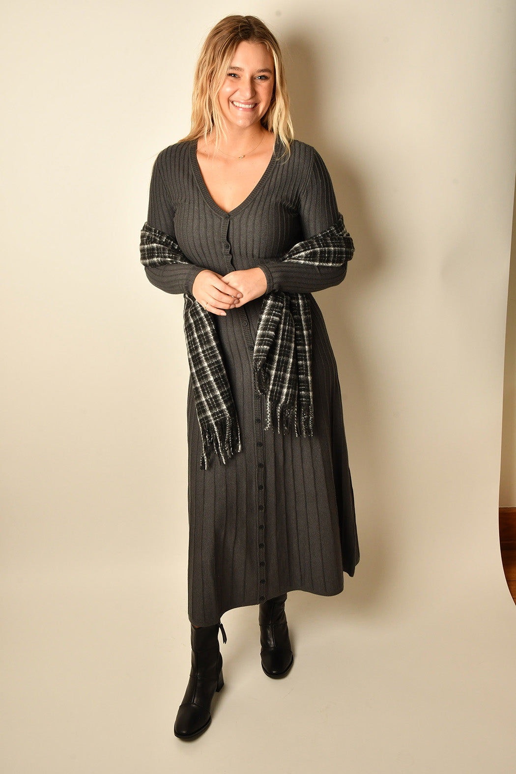 JASPER MIDI SWEATER DRESS