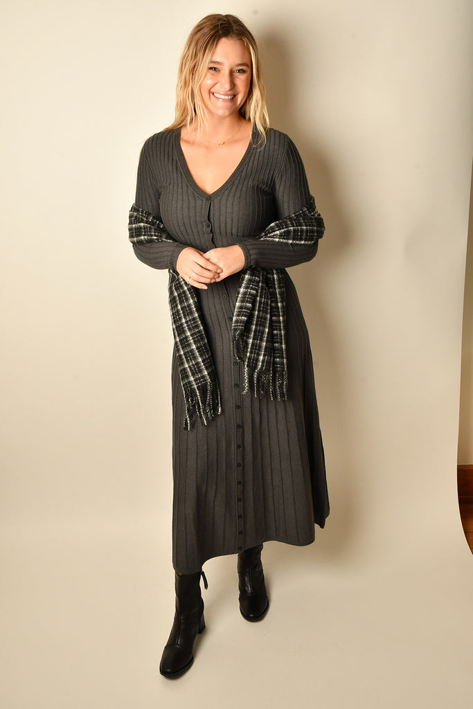 JASPER MIDI SWEATER DRESS