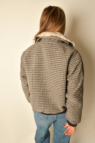 TAVI PLAID BOMBER JACKET