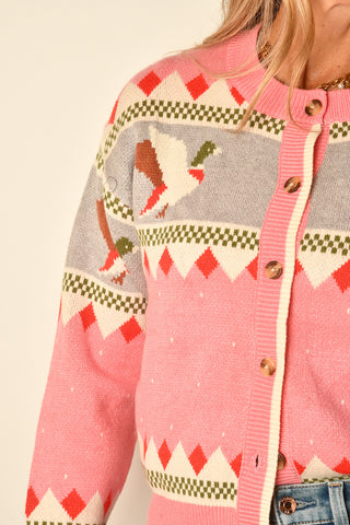 MALLARD DREAM RETRO CARDIGAN