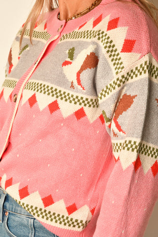 MALLARD DREAM RETRO CARDIGAN