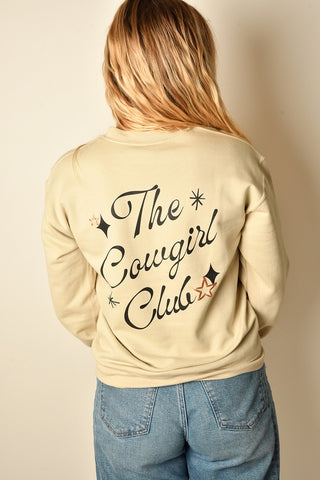 COWGIRL CLUB CREWNECK