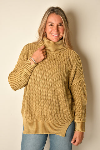 WORN THRU SWEATER