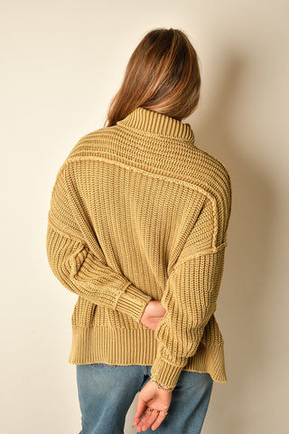 WORN THRU SWEATER