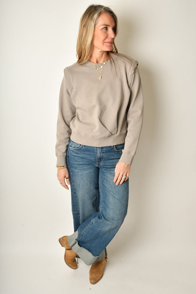 FELICITY PLEATED PULLOVER