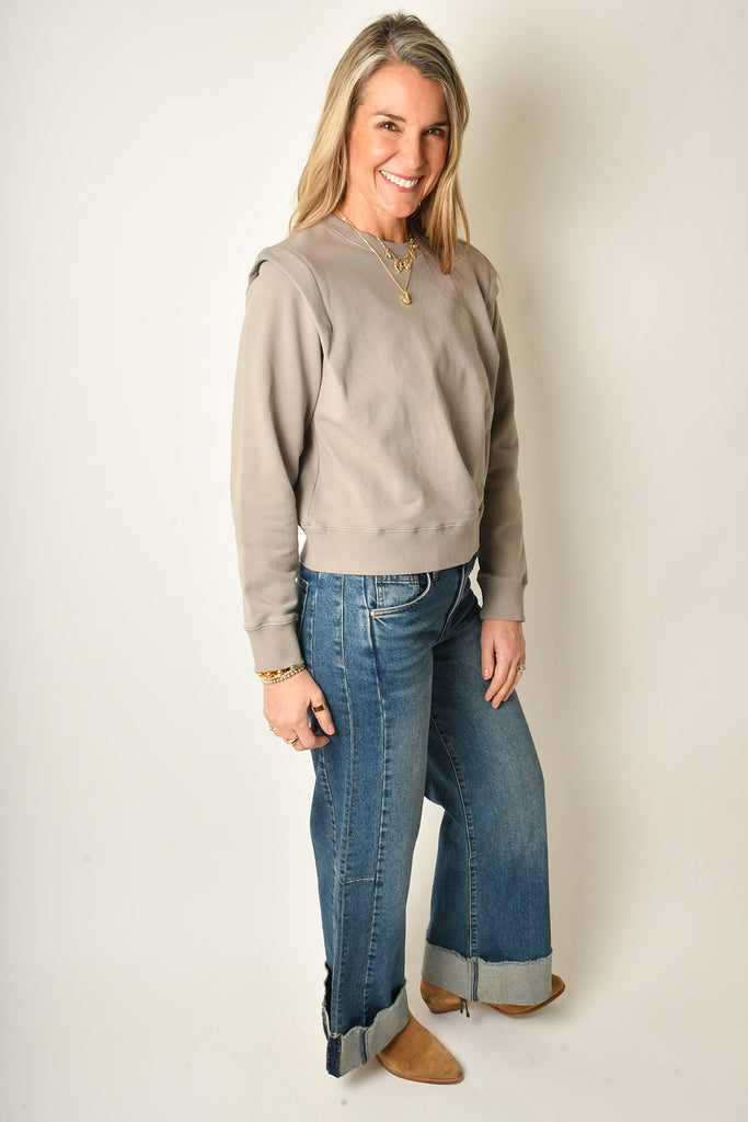 FELICITY PLEATED PULLOVER