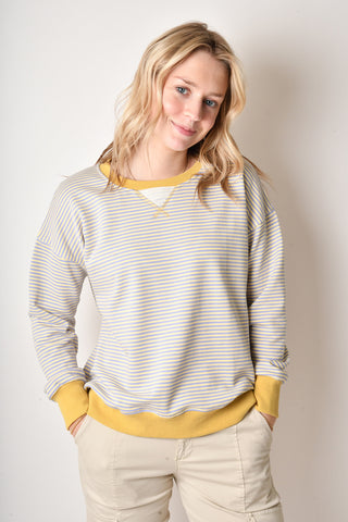 MINI STRIPE SWEATSHIRT