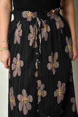 BUTTON FRONT MAXI SKIRT