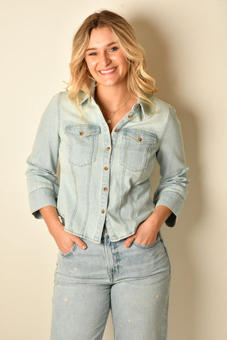 IRIS DENIM SHIRT