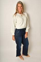 WHITNEY CROCHET SWEATER