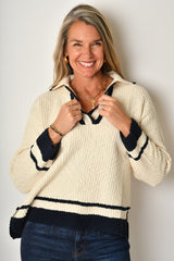 HAMMOND POLO SWEATER