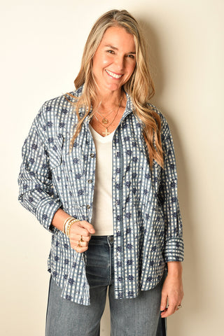 HIDDEN FLOWER CAMO SHIRT 2 colors