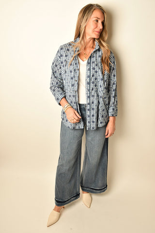 HIDDEN FLOWER CAMO SHIRT 2 colors