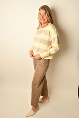 CIRRUS STRIPE SWEATER
